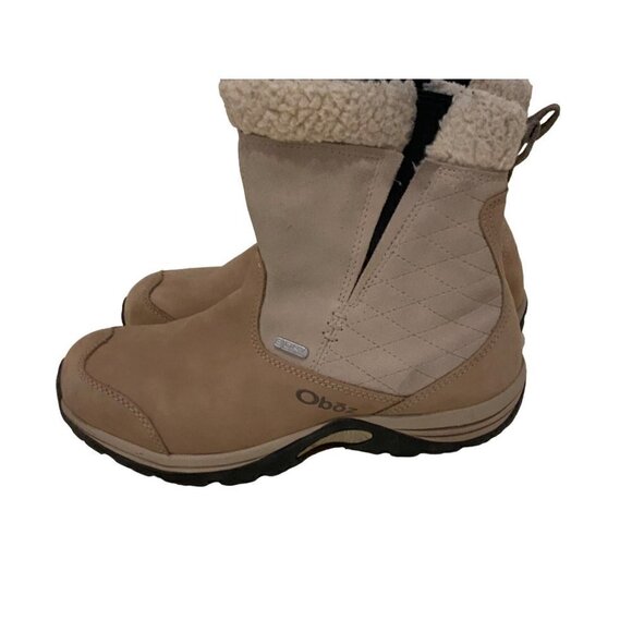 OBOZ womens pull on boots waterproof Insulated fur lining. Stored in air con. - Picture 3 of 9